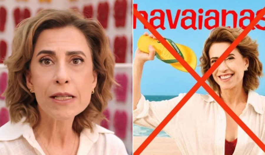Havaianas entra no centro do debate político após propaganda com Fernanda Torres