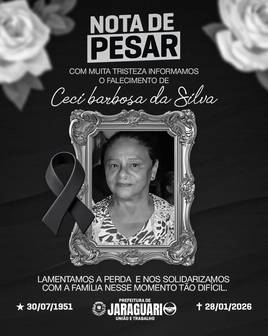 Diário de Jaraguari lamenta a perda de Dona Ceci, símbolo da comunidade de Furnas do Dionísio