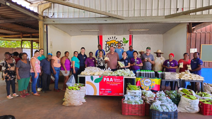 PROGRAMA DE AQUISIÇÃO DE ALIMENTOS FORTALECE PRODUÇÃO LOCAL E GARANTE ALIMENTOS PARA FAMÍLIAS QUILOMBOLAS EM JARAGUARI.