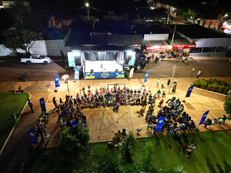 Circula MS reúne famílias e promove noite cultural em Jaraguari